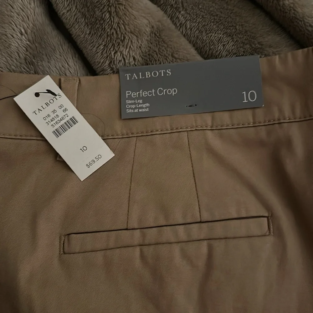 New with tags Talbots perfect crop pants size 10 - Picture 3 of 3
